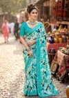 Prachi Vol 2 By Kashvi Pc Rimzim Cutwork Swarovski Saree
